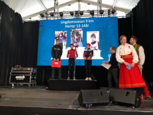 Grattis Gustav till 2:a platsen och bäste svensk i Ungdomsvasan H13-14 idag!