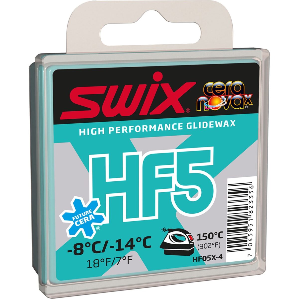 Swix HF5X Turquoise, -8 °C/-14 °C, 40g