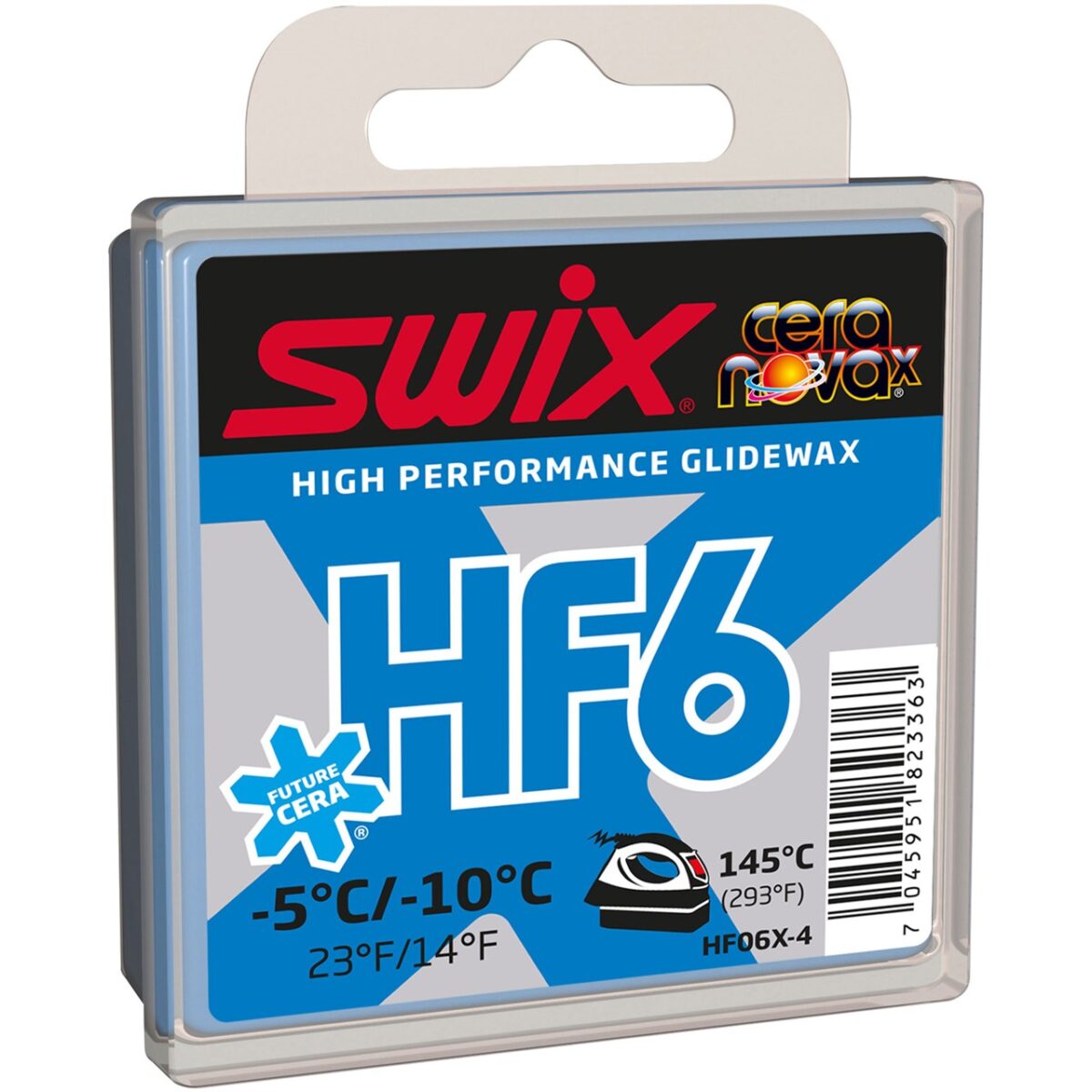 Swix HF6X Blue, -5 °C/-10 °C, 40g
