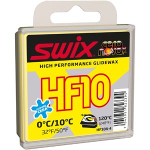 Swix HF10X Yellow, 0°C/10°C, 40g