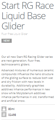 Start RG Race Base Glider, 80ml