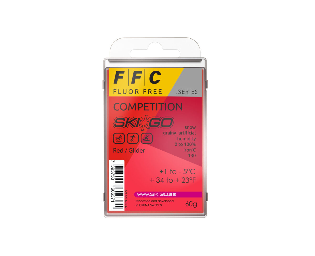 SKIGO FFC röd/red glider +1 - -5, 60g
