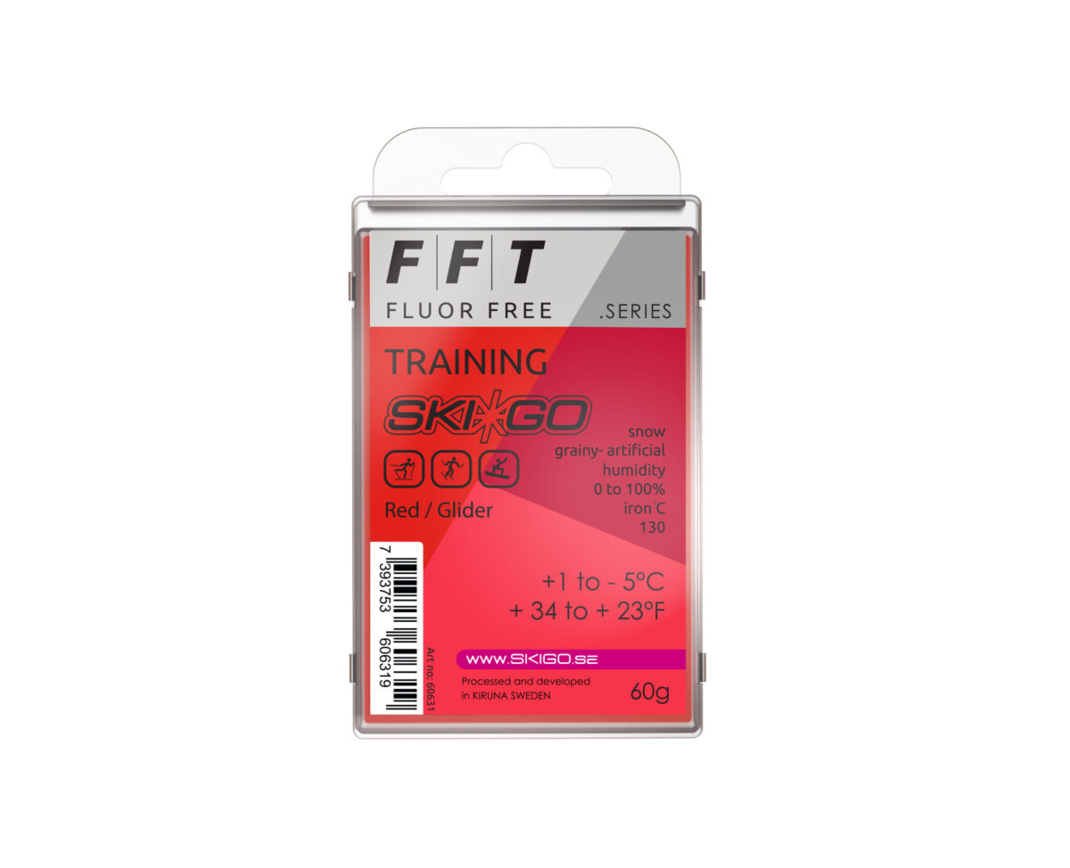SKIGO FFT röd/red glider +1 - -5, 60g