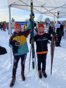 Sprintstafett-DM för Stockholm på Täby Konstsnöspår